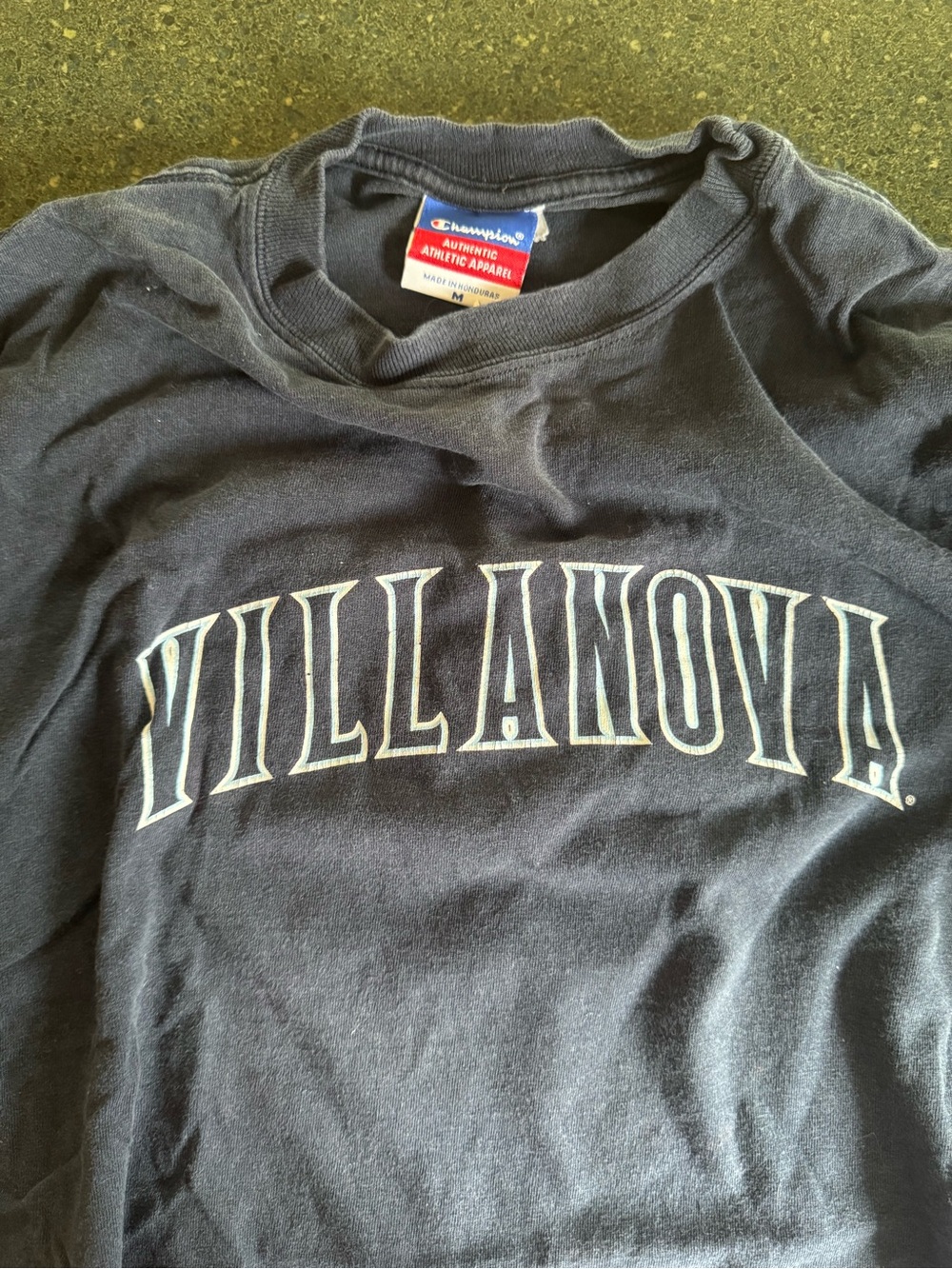 Champion Black Villanova Crewneck Sweatshirt for Kids